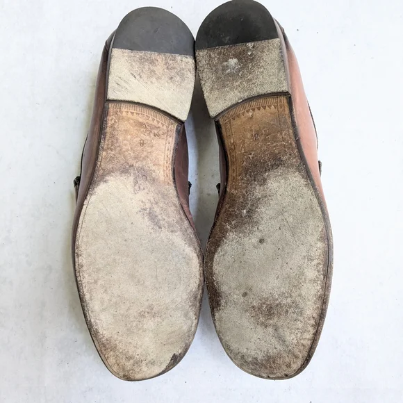 Gucci Horsebit Loafers Brown Men 8.5 Leather